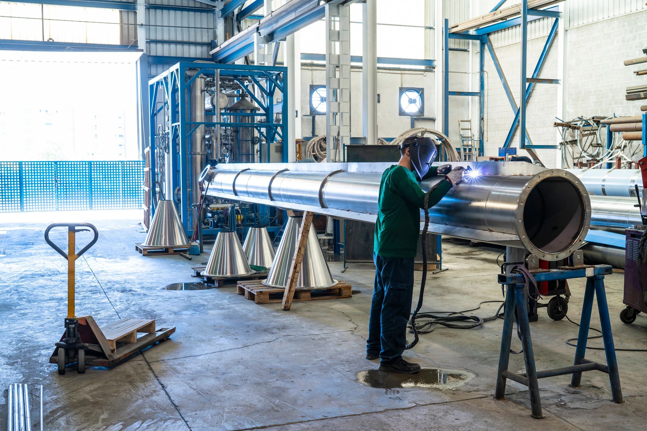 custom steel tower fabrication
