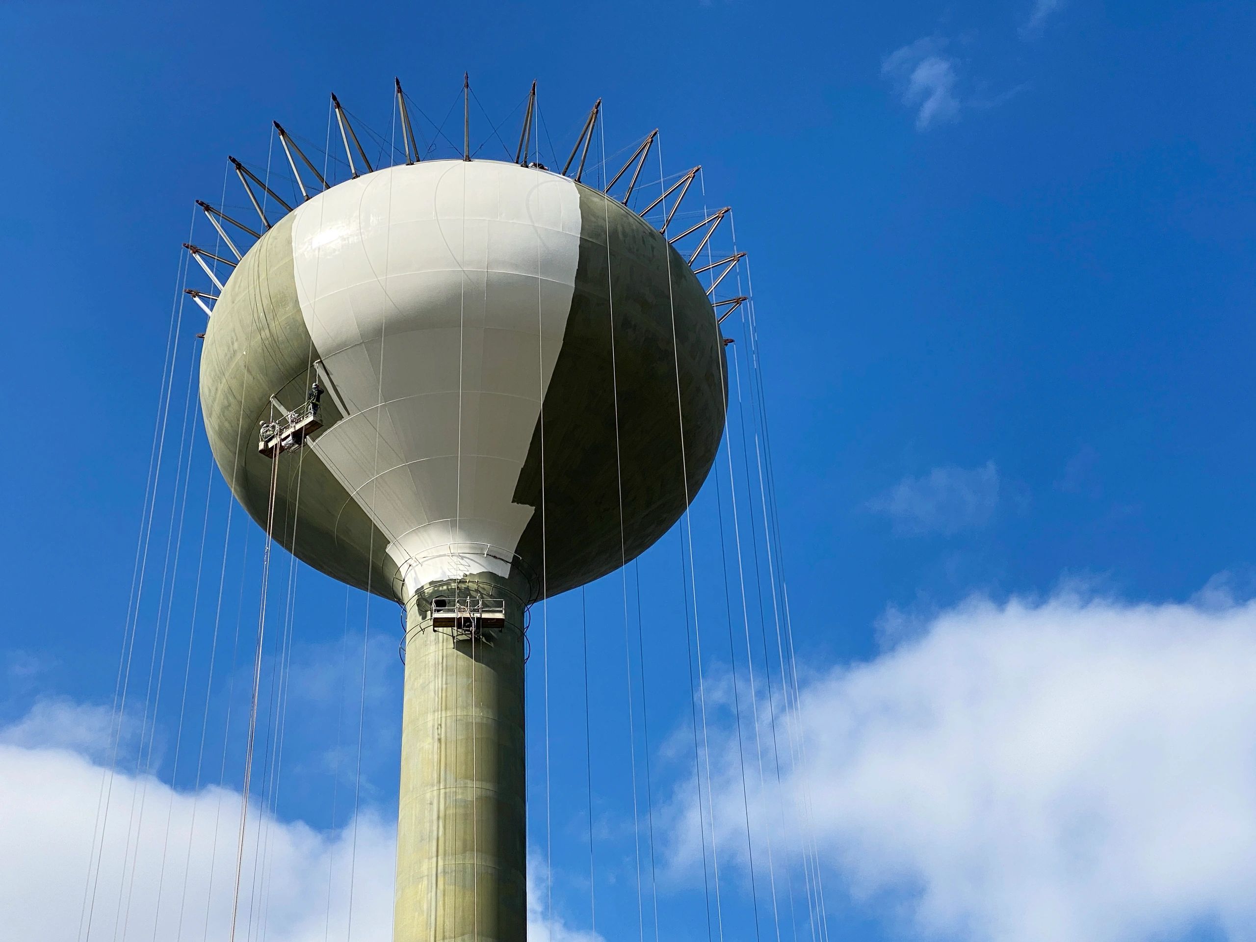 modern water tower construction